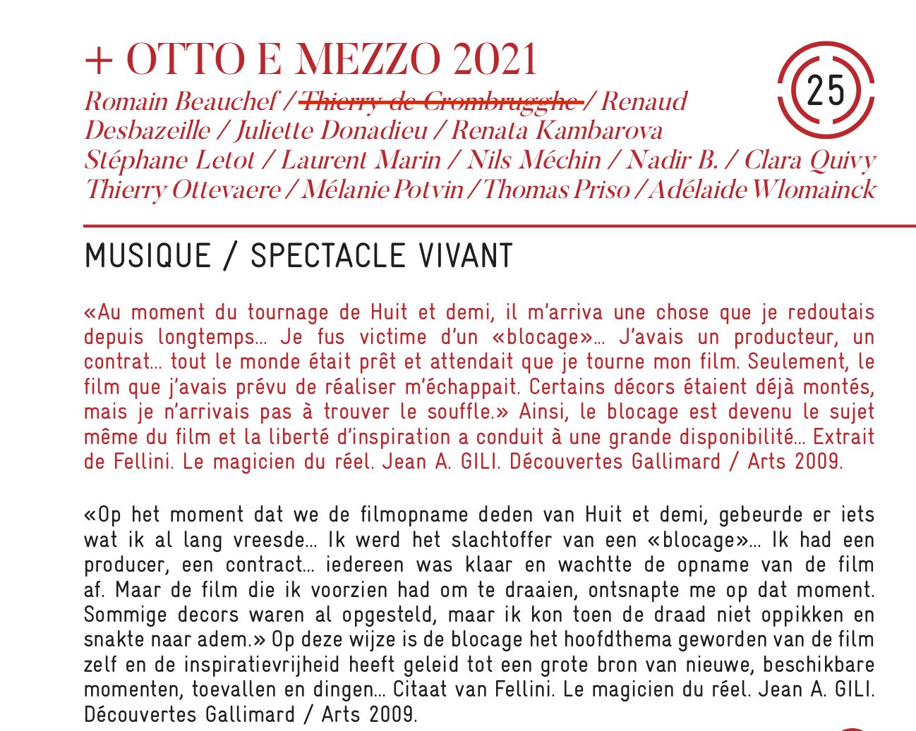 + Otto e Mezzo